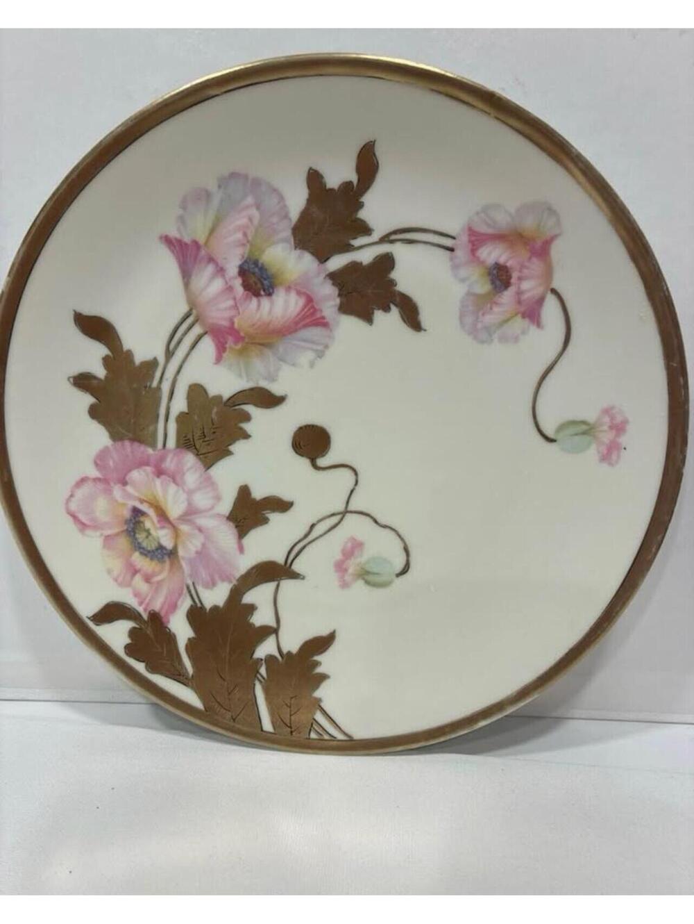 Beautiful Antique Prussian hand-painted plate by Paul Donath from Silesia